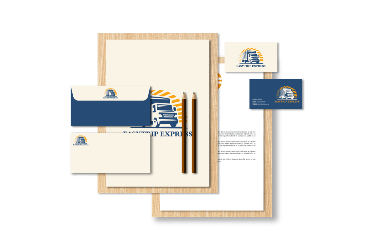 EasyTrip Express stationery set