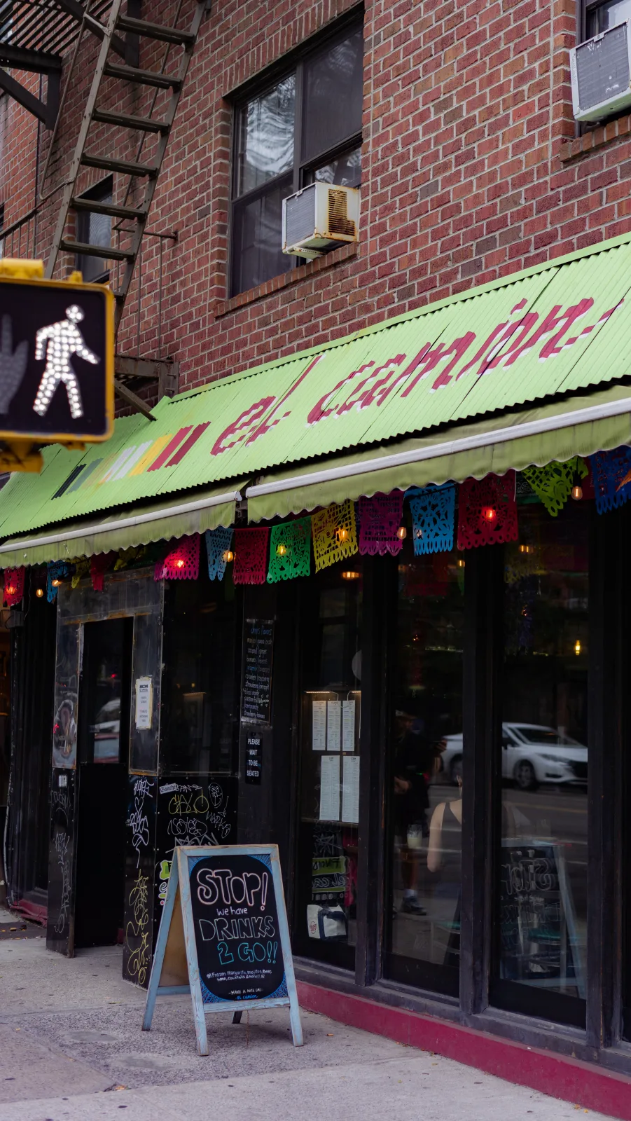 Restaurant brand identity work — El Camión Cantina, East Village NYC