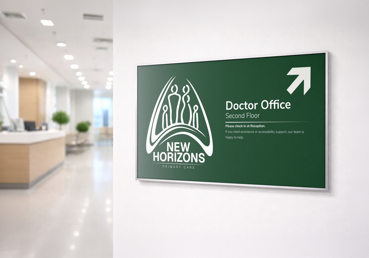New Horizons &mdash; signage